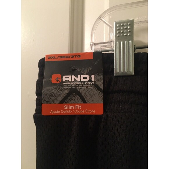 AND1 Men's Lined Basketball ActiveWear Mesh Jogger Pants Size 3XL - Picture 8 of 10